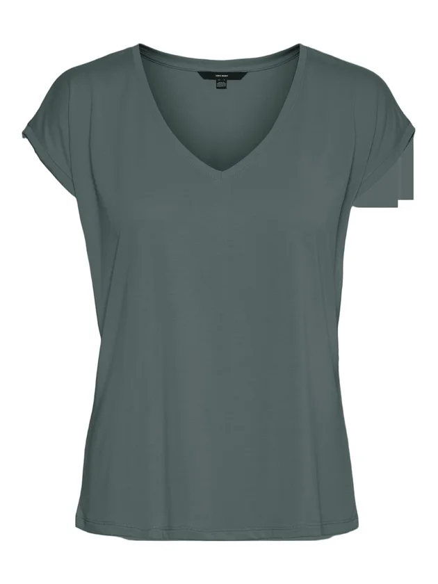 Vmfilli Ss V Neck Tee Noos