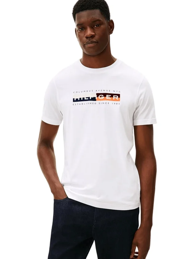 Colour Block Graphic Tee