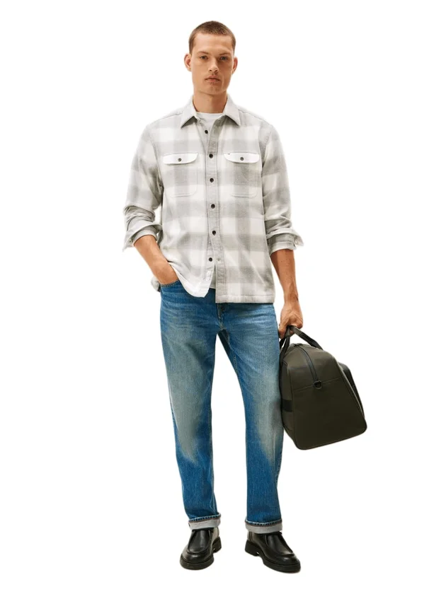 Flannel Check Shirt Jacket