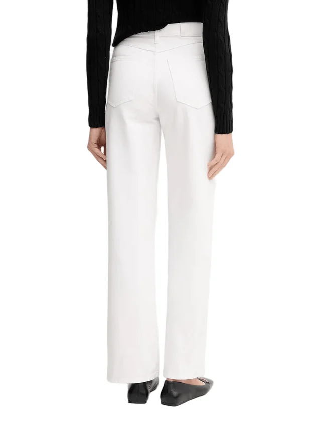 White Relaxed Straight HW