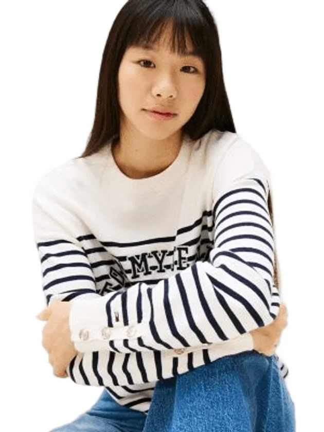 Stripe Varsity Sweater