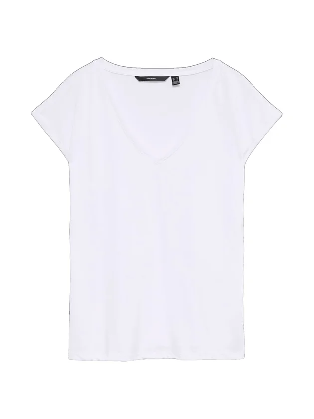 Vmfilli Ss V Neck Tee Noos