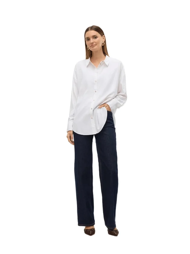 Nora LS Oversize Shirt Wvn Ga Noos
