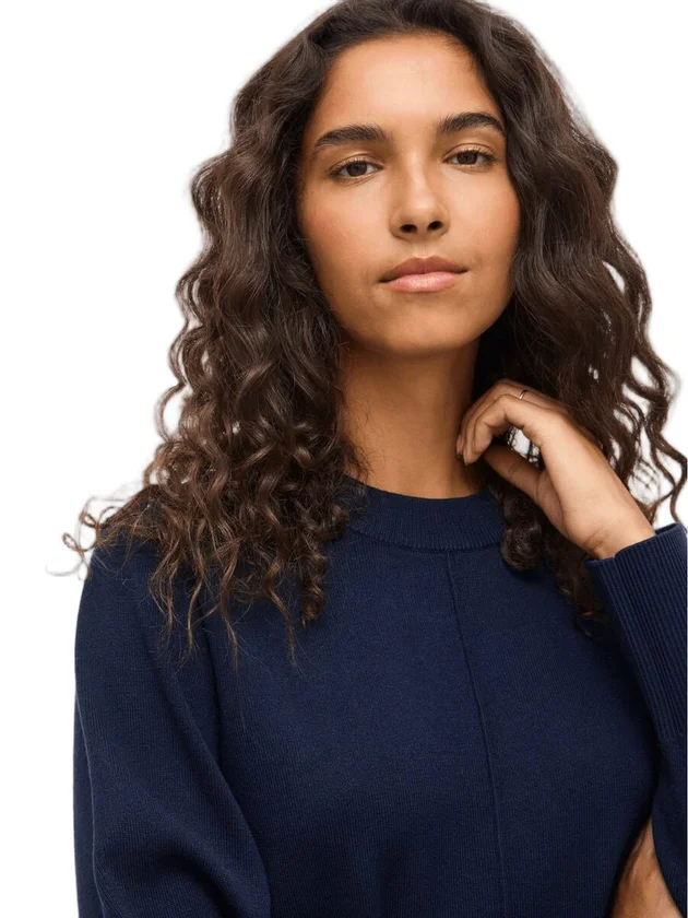 Viostria O Neck L S Knit Top Noos