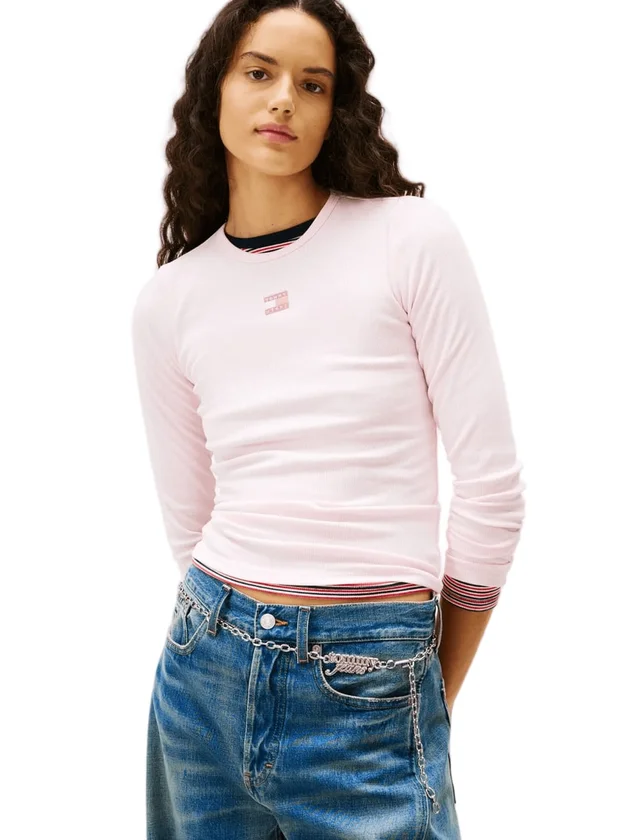 Slim LS Badge Te